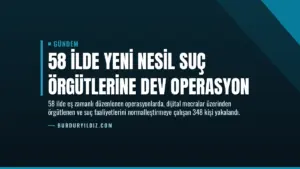 58 İlde Yeni Nesil Suç Örgütlerine Dev Operasyon