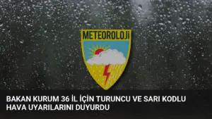 Bakan Kurum 36 İl İçin Turuncu ve Sarı Kodlu Hava Uyarılarını Duyurdu