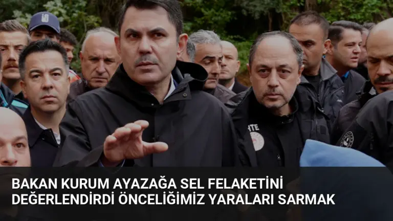Bakan Kurum Ayazağa Sel Felaketini Değerlendirdi Önceliğimiz Yaraları Sarmak