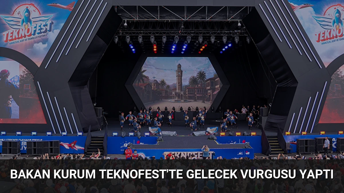 Bakan Kurum TEKNOFEST’te Gelecek Vurgusu Yaptı