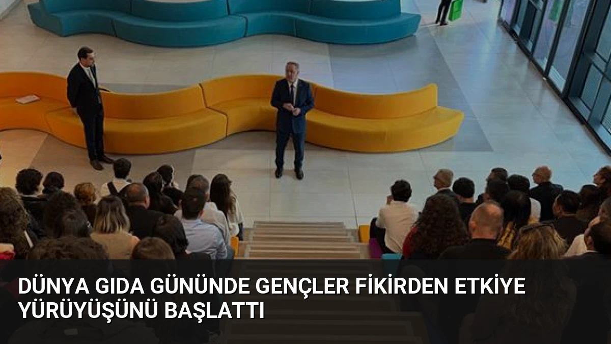 Dünya Gıda Gününde Gençler Fikirden Etkiye Yürüyüşünü Başlattı