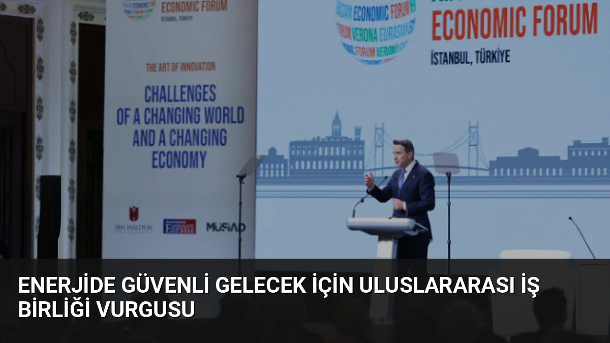 Enerjide Güvenli Gelecek İçin Uluslararası İş Birliği Vurgusu