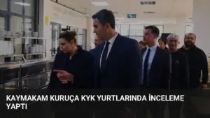 Kaymakam Kuruça KYK Yurtlarında İnceleme Yaptı