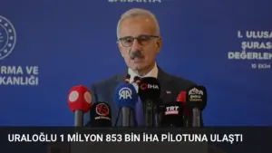 Uraloğlu 1 Milyon 853 Bin İHA Pilotuna Ulaştı