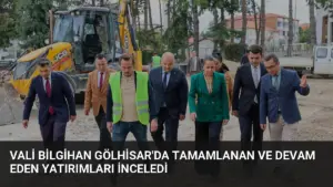 Vali Bilgihan Gölhisar’da Tamamlanan ve Devam Eden Yatırımları İnceledi